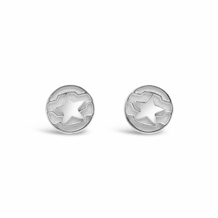 Marvel Studios The Winter Soldier Symbol Stud Earrings